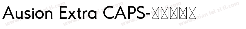 Ausion Extra CAPS字体转换